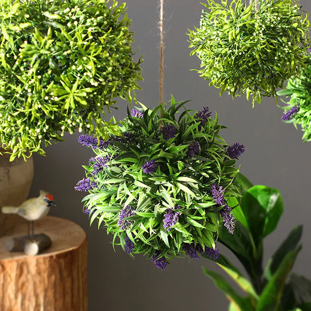 Artificial Lavender Balls 25cm Plastic Plant Topiary Hanging Decorative Balls for Family Parties Weddings Christmas Faux Plants
Artificial Lavender Balls 25cm Plastic Plant Topiary Hanging Decorative Balls for Family Parties Weddings Christmas Faux Plants