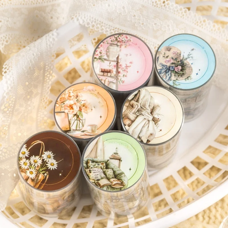 6 Rolls - 6Cm×200Cm Transparent Pet Home Decoration Tape Sticker Set, Warm Home Series - Die-Cut, Waterproof, Self-Adhesive - Suitable for Scrapbooking, Junk Journals and Planner Collage Stickers
6 Rolls - 6Cm×200Cm Transparent Pet Home Decoration Tape Sticker Set, Warm Home Series - Die-Cut, Waterproof, Self-Adhesive - Suitable for Scrapbooking, Junk Journals and Planner Collage Stickers