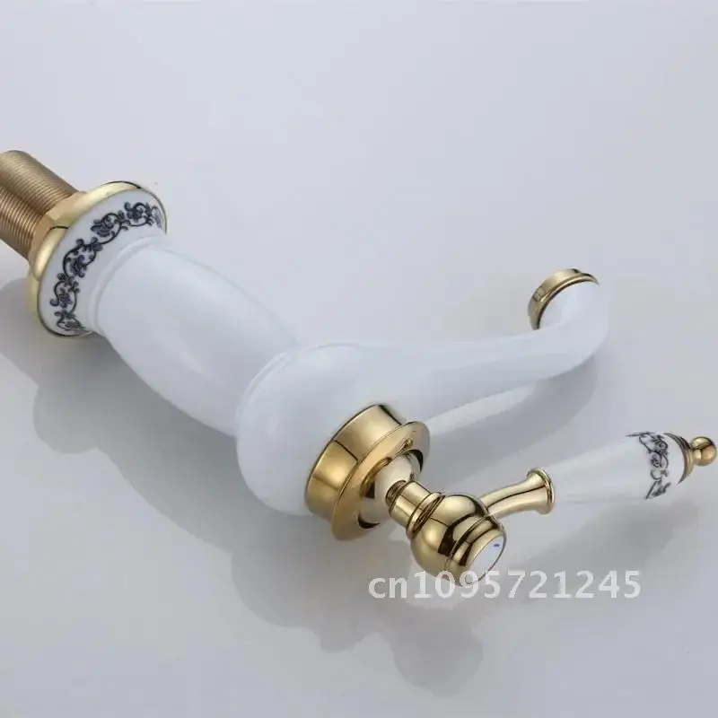 Single Handle Mixer Tap Faucet Brass Latin Copper High Faucet Golden Taps Basin Finish Mixer Bathroom White Ceramic Quality
Single Handle Mixer Tap Faucet Brass Latin Copper High Faucet Golden Taps Basin Finish Mixer Bathroom White Ceramic Quality