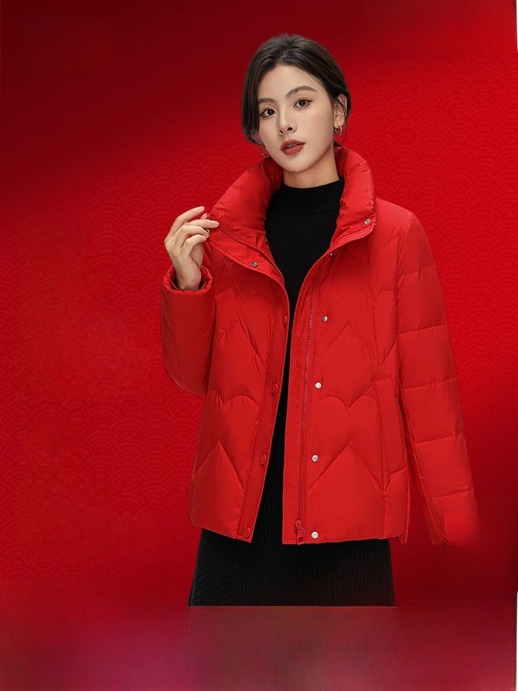 Snow Mid-Fly Spring 2023 Women's ort Casual Stand Collar down Jaet Korean Sle Slimming Lightweight Du Feather Coat
Snow Mid-Fly Spring 2023 Women's ort Casual Stand Collar down Jaet Korean Sle Slimming Lightweight Du Feather Coat