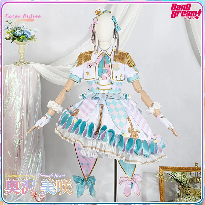 Anime BanG Dream! Misaki Okusawa Cosplay Costume Uniform Halloween Carnival Party Christmas Play Role Clothes Clothing
Anime BanG Dream! Misaki Okusawa Cosplay Costume Uniform Halloween Carnival Party Christmas Play Role Clothes Clothing