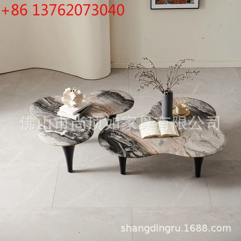Light luxury fashion rock slab coffee table, new home simple modern rock slab coffee table
Light luxury fashion rock slab coffee table, new home simple modern rock slab coffee table