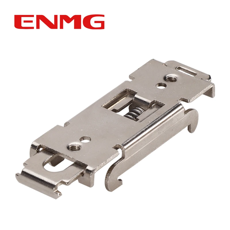 ENMG Heat Sink Base for Solid State Relays with 35mm DIN Rail Mounting Bracket R99-15K and Snap Lock Nickel-Plated Surface Steel
ENMG Heat Sink Base for Solid State Relays with 35mm DIN Rail Mounting Bracket R99-15K and Snap Lock Nickel-Plated Surface Steel