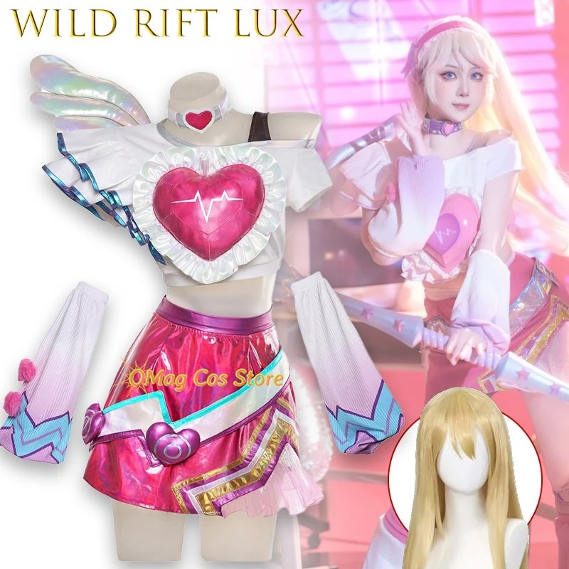 Carnival disfraz Wild Rift Lux Valentine Day Cosplay Costumes Crazy Little Love Sparkle Heart Glow adulto mujer
Carnival disfraz Wild Rift Lux Valentine Day Cosplay Costumes Crazy Little Love Sparkle Heart Glow adulto mujer