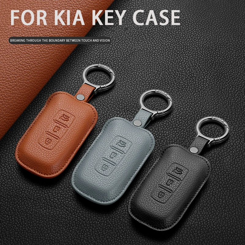Leather Car Remote Key Case Shell For Kia K2 K3 K4 K5 Rio Picanto K2 Soul Sorento Ski Sedona Cerato Optima Sportage Car Keychain
Leather Car Remote Key Case Shell For Kia K2 K3 K4 K5 Rio Picanto K2 Soul Sorento Ski Sedona Cerato Optima Sportage Car Keychain