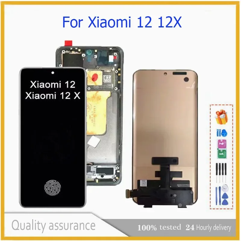 Original for Xiaomi 12 12x LCD 2201123G display touch screen digitizer replacement fit Xiaomi MI 12 12x 2112123a LCD fingerprint
Original for Xiaomi 12 12x LCD 2201123G display touch screen digitizer replacement fit Xiaomi MI 12 12x 2112123a LCD fingerprint