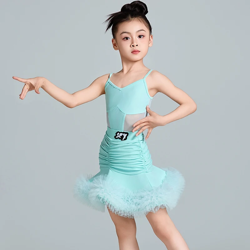 2025 New Latin Dance Costume Girl Competition Performance Dress Summer Sleeveless Bodysuit Frill Dance Skirts Rumba Costume 3417
2025 New Latin Dance Costume Girl Competition Performance Dress Summer Sleeveless Bodysuit Frill Dance Skirts Rumba Costume 3417
