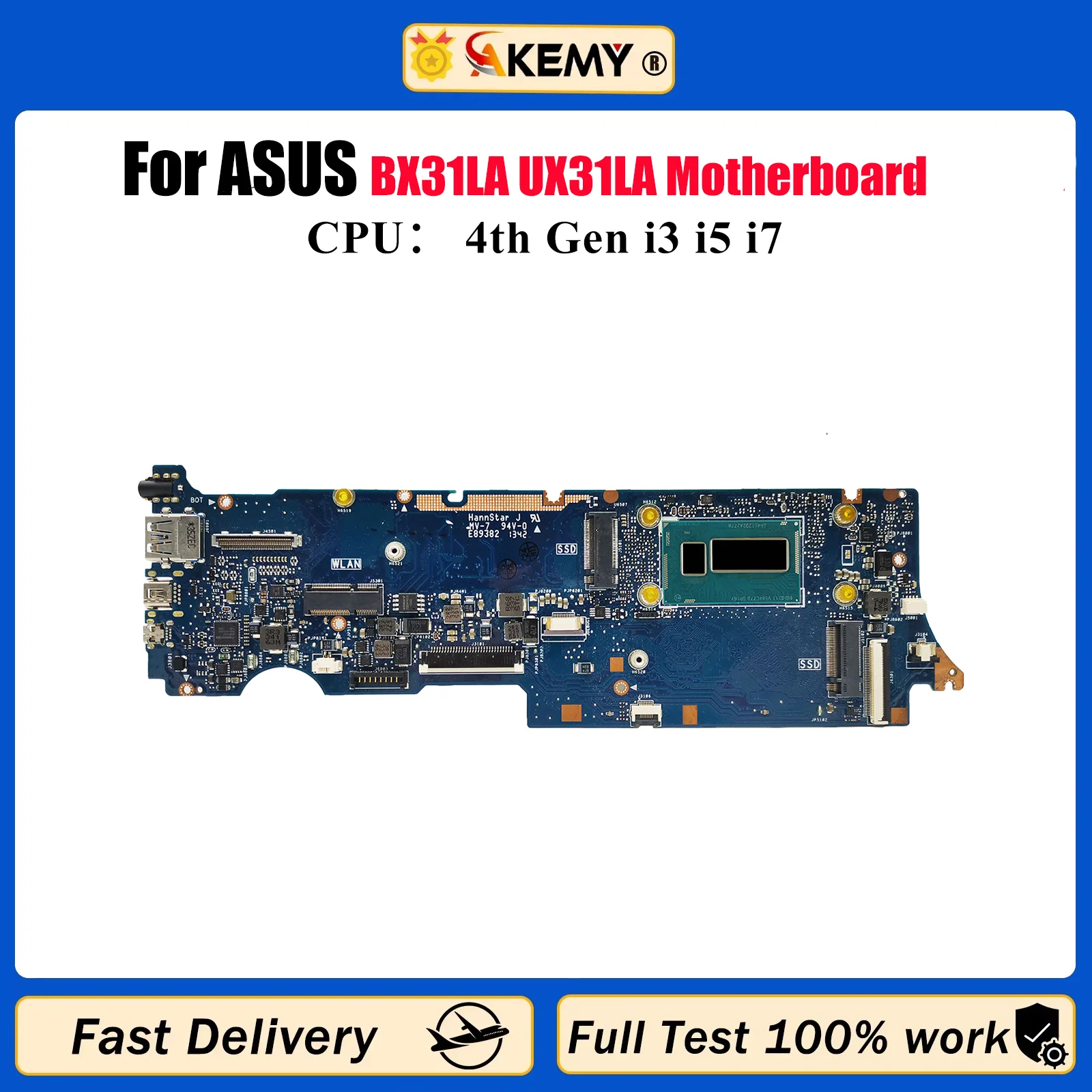 UX31LA Материнская плата для ноутбука ASUS ZenBook UX31L BX31LA UX31LA Материнская плата для ноутбука с процессором i3 i5 i7 100% тестирование ОК быстрая доставка
UX31LA Материнская плата для ноутбука ASUS ZenBook UX31L BX31LA UX31LA Материнская плата для ноутбука с процессором i3 i5 i7 100% тестирование ОК быстрая доставка