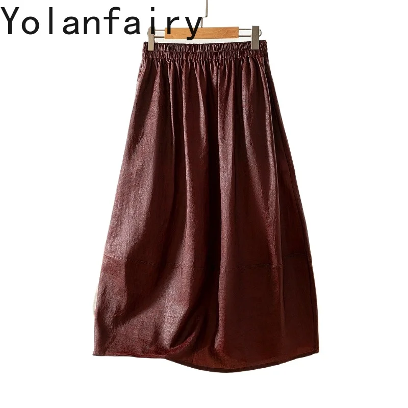 YOLANFAIRY 100% натуральные шелковые юбки для женщин, летняя коллекция 2026, высококачественные элегантные юбки Xiangyunsha, длинная юбка-фонарь
YOLANFAIRY 100% натуральные шелковые юбки для женщин, летняя коллекция 2026, высококачественные элегантные юбки Xiangyunsha, длинная юбка-фонарь