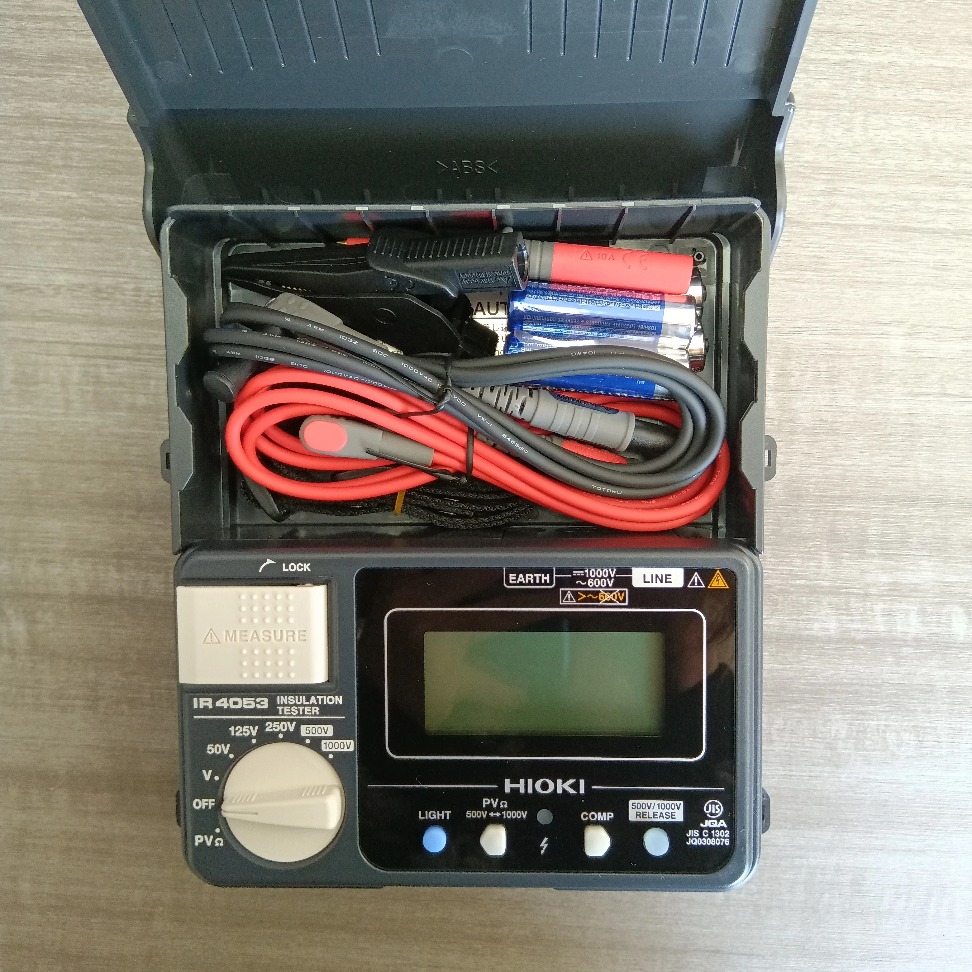 HIOKI IR4053-10 Digital Insulation Resistance Meter 5-range with PV Dedicated Range for Testing Equipment
HIOKI IR4053-10 Digital Insulation Resistance Meter 5-range with PV Dedicated Range for Testing Equipment