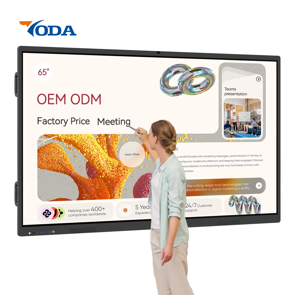 Yoda Wholesale Conference Teaching 65 Inch Infrared Touch All-in-one Machine 20 Points LCD Panel Interactvie Board
Yoda Wholesale Conference Teaching 65 Inch Infrared Touch All-in-one Machine 20 Points LCD Panel Interactvie Board