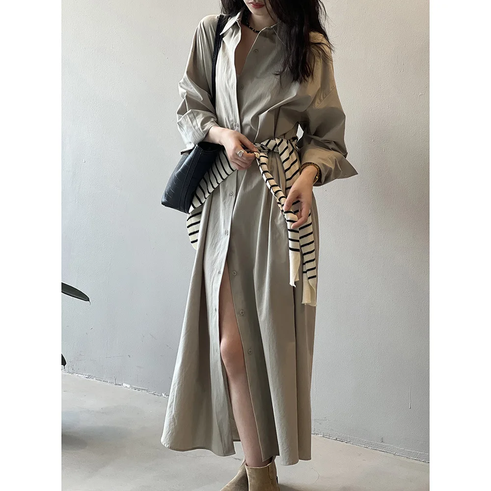 Lazy style hem slit long shirt skirt for women in spring 2025 forest style layered versatile shirt
Lazy style hem slit long shirt skirt for women in spring 2025 forest style layered versatile shirt