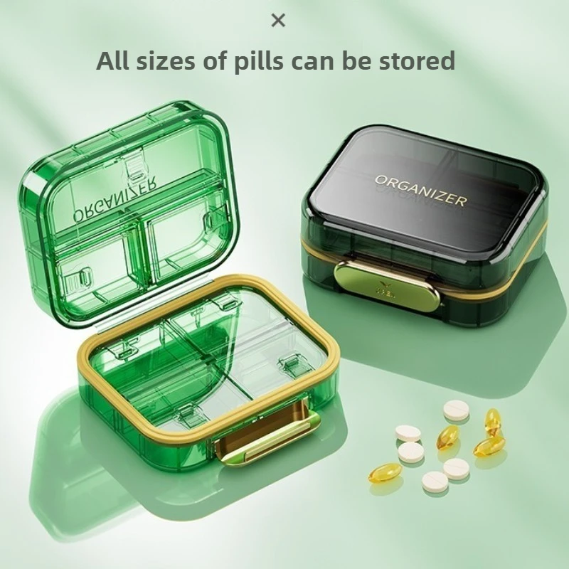 Moisture-proof Sealed Pill Box, Multi-compartment, Outdoor Home Pill Case Portable Mini Pill Storage Transparent Pocket NEW
Moisture-proof Sealed Pill Box, Multi-compartment, Outdoor Home Pill Case Portable Mini Pill Storage Transparent Pocket NEW