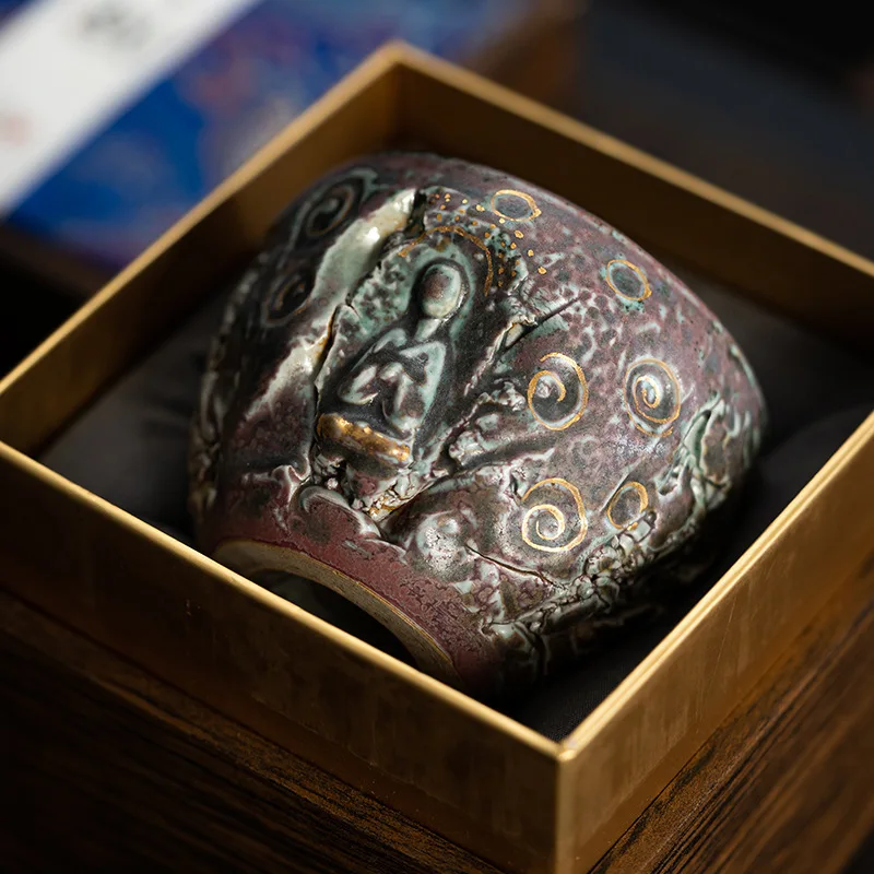 Tea Cup Handmade Dunhuang Impression Tea Cup Personal Cup Master Cup Vintage Single Cup Ceramic Fambe Tea Set Gift Box Mug Bowl
Tea Cup Handmade Dunhuang Impression Tea Cup Personal Cup Master Cup Vintage Single Cup Ceramic Fambe Tea Set Gift Box Mug Bowl