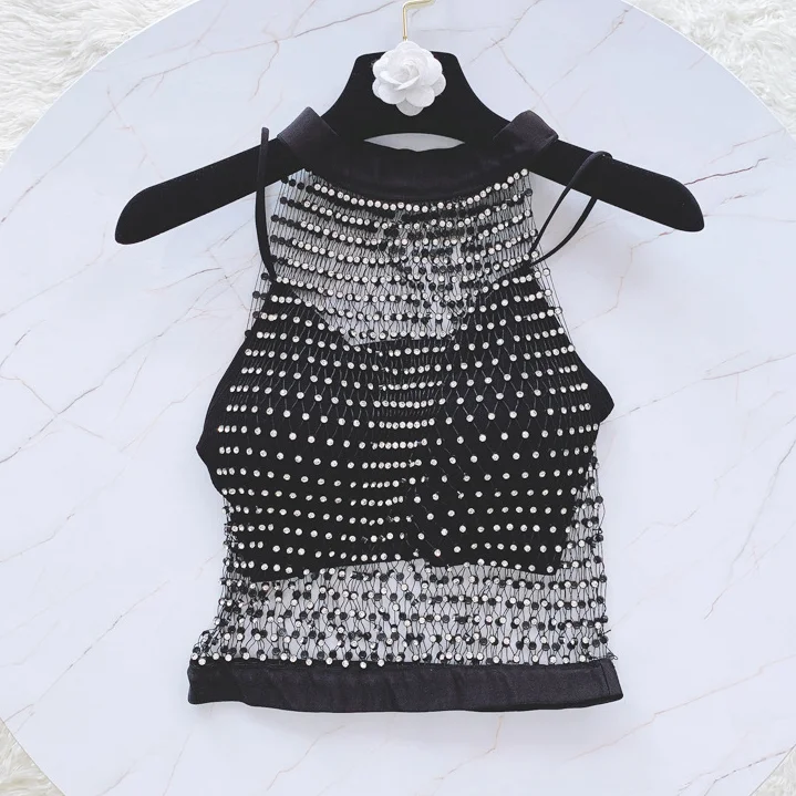Sexy Bling Bling Grid Rhinestones Tanks Tops Women Sexy Short Party Gemstones Tanks Woman Sexy Club Party Rhinestones Vest Tops
Sexy Bling Bling Grid Rhinestones Tanks Tops Women Sexy Short Party Gemstones Tanks Woman Sexy Club Party Rhinestones Vest Tops