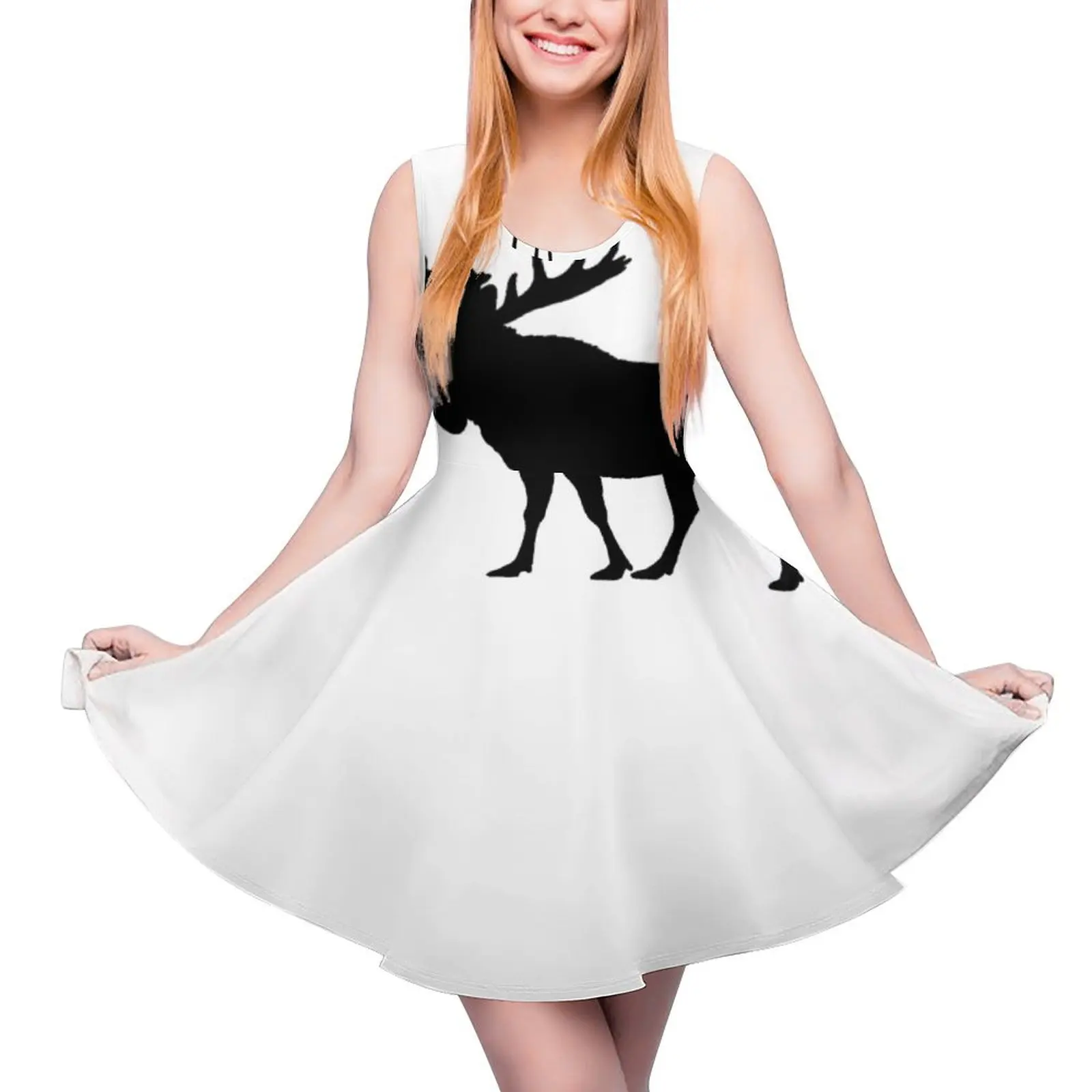 Moose Sleeveless Dress Elegant gowns summer dress daily dresses with long sleeves sexy dress for women
Moose Sleeveless Dress Elegant gowns summer dress daily dresses with long sleeves sexy dress for women