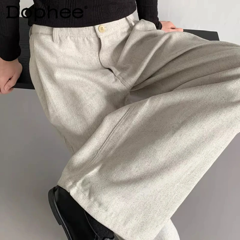 Chic Men's Suit Pants 2026 Spring New Comfort High Waist Straight Long Pants Male Handsome Simple Solid Color Wide Leg Trousers
Chic Men's Suit Pants 2026 Spring New Comfort High Waist Straight Long Pants Male Handsome Simple Solid Color Wide Leg Trousers