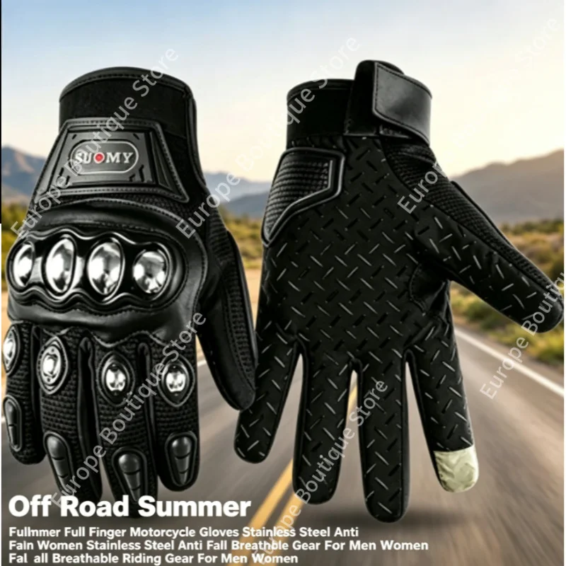 2026 NEW Off Road Summer Full Finger Motorcycle Gloves Stainless Steel Anti Fall Breathable Riding Gear for Men Women
2026 NEW Off Road Summer Full Finger Motorcycle Gloves Stainless Steel Anti Fall Breathable Riding Gear for Men Women