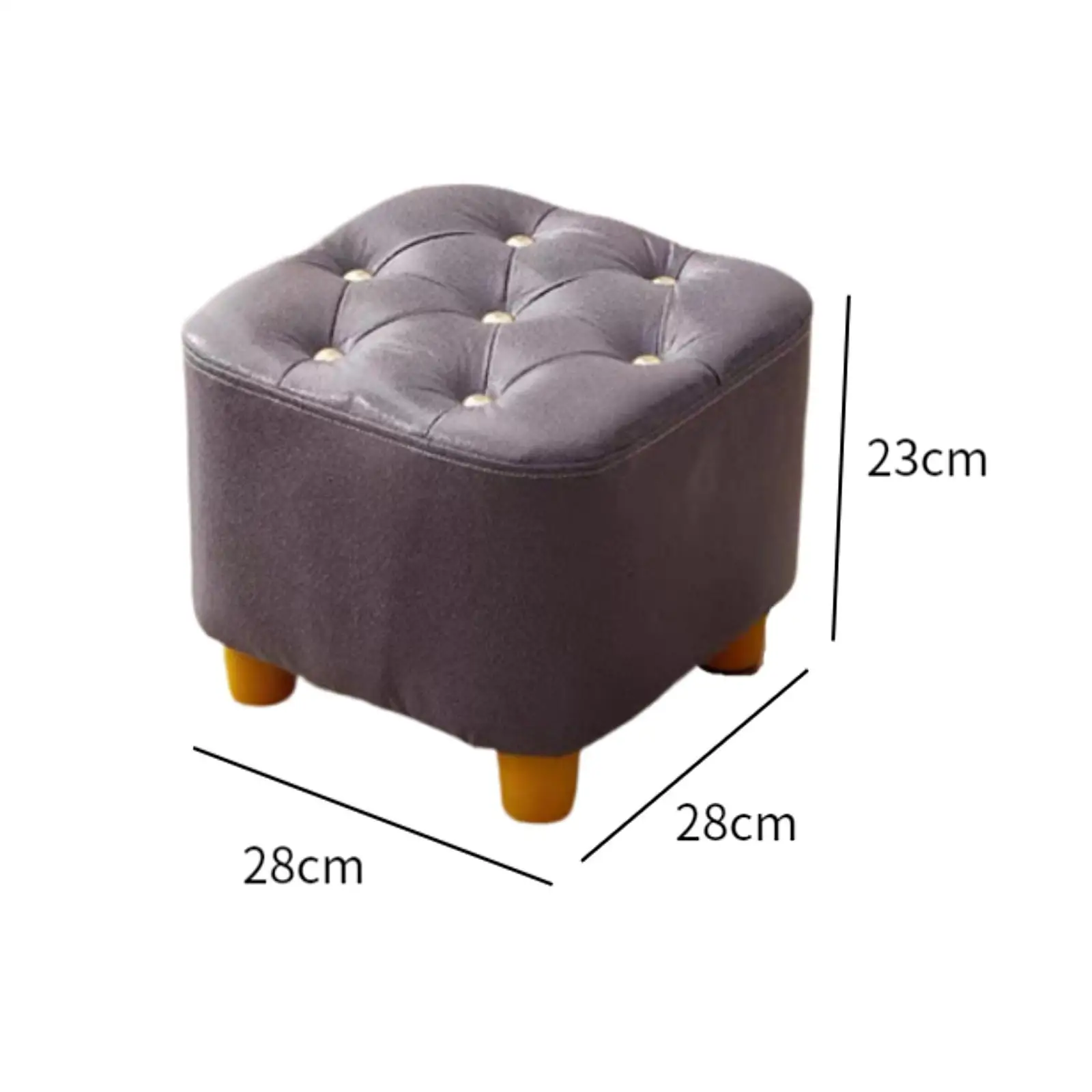 Small Footstool Portable Compact Trendy Sturdy Decorative Stable Comfortable Non Slip Footrest for Couch Living Room Entryway
Small Footstool Portable Compact Trendy Sturdy Decorative Stable Comfortable Non Slip Footrest for Couch Living Room Entryway