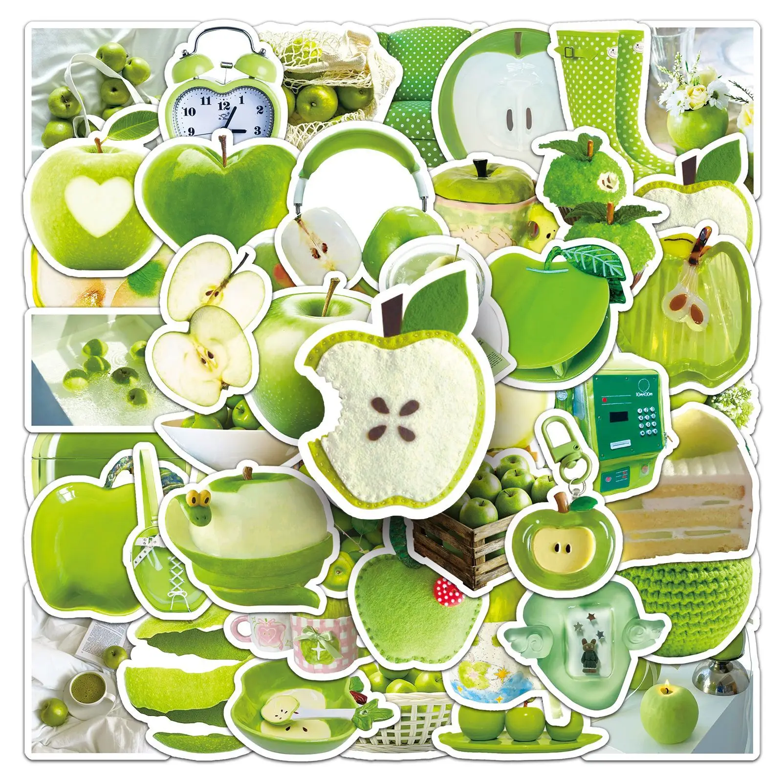 50Pcs Green Aesthetic Stickers Cute Fruit Decals for Cell Laptops Phone Case Waterproof Luggage DIY Craft Decors Girl Kid Gifts
50Pcs Green Aesthetic Stickers Cute Fruit Decals for Cell Laptops Phone Case Waterproof Luggage DIY Craft Decors Girl Kid Gifts