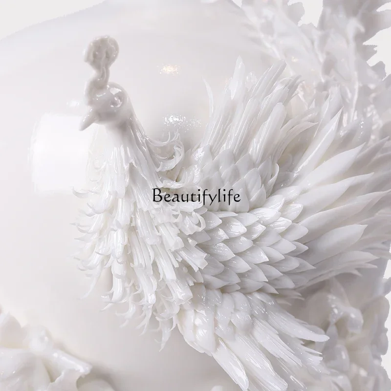 07 Peony porcelain flower art ornament living room decoration gift
07 Peony porcelain flower art ornament living room decoration gift