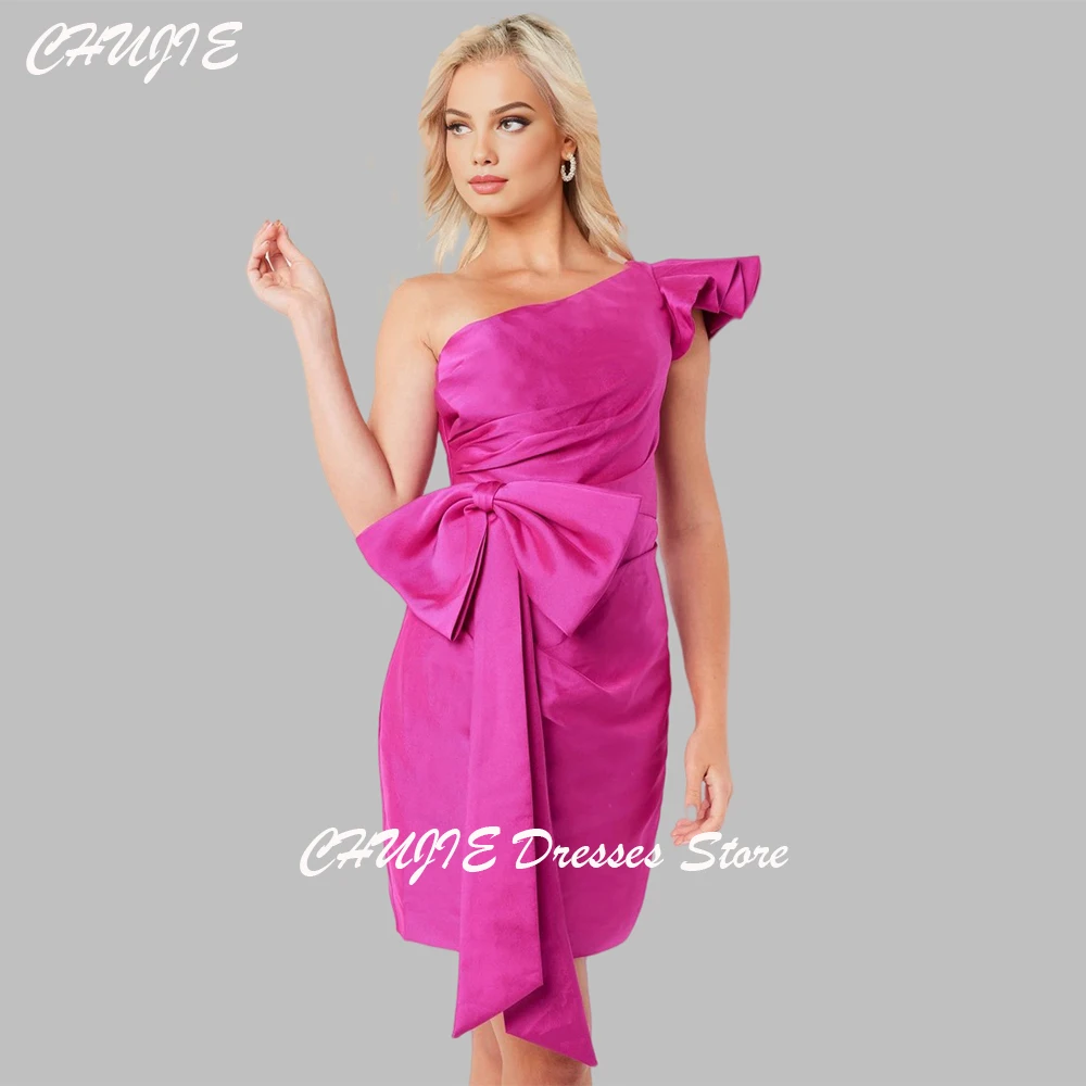 One Shoulder Customized Cocktail Dresses Woman Mermaid Wedding Prom Dress Gown With Bow Graduation Dress Vestido de graduación
One Shoulder Customized Cocktail Dresses Woman Mermaid Wedding Prom Dress Gown With Bow Graduation Dress Vestido de graduación