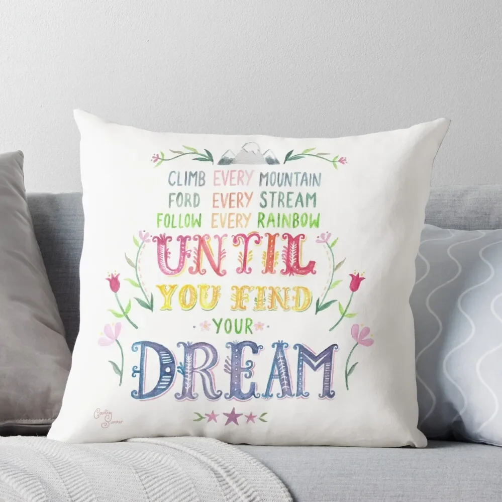 Sound of Music Climb Every Mountain Throw Pillow home decor items Luxury Cushion Cover
Sound of Music Climb Every Mountain Throw Pillow home decor items Luxury Cushion Cover