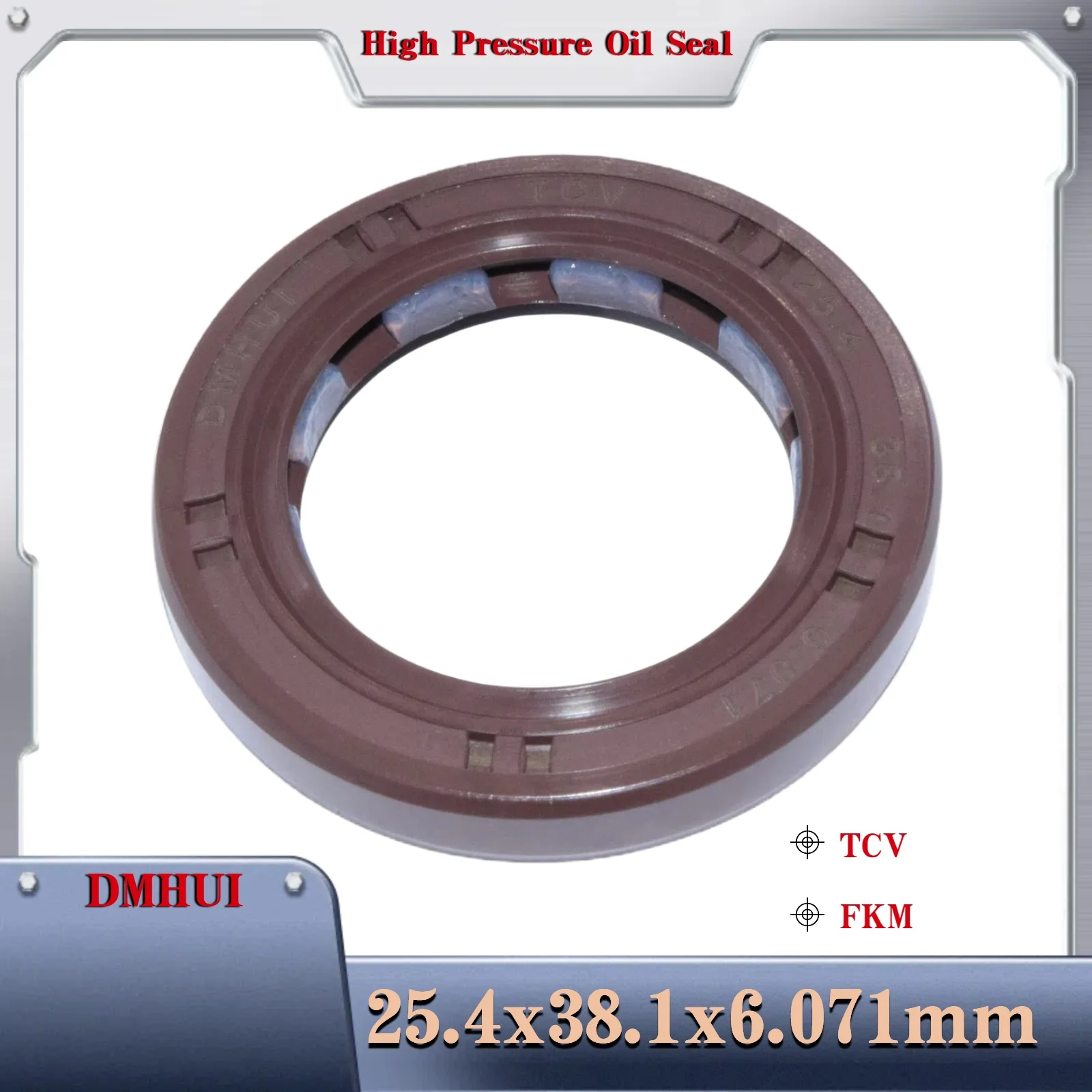 High pressure Shaft oil seal 25.4x38.1x6.071mm/TCV/FKM Pressure type oil seal 25.4X38.1X6.071 Motor Rotary Shaft Seal
High pressure Shaft oil seal 25.4x38.1x6.071mm/TCV/FKM Pressure type oil seal 25.4X38.1X6.071 Motor Rotary Shaft Seal