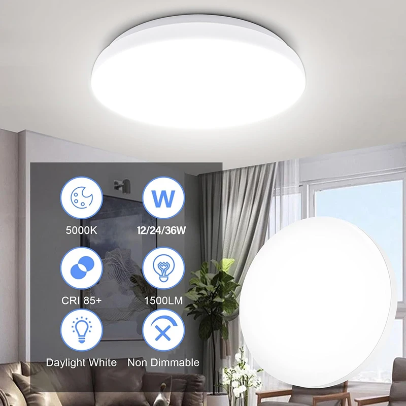 Round LED Ceiling Light Modern Home Decorative Ceiling Lighting Fixture 12/24/36W Living Room Bedroom Indoor Kitchen Lighting
Round LED Ceiling Light Modern Home Decorative Ceiling Lighting Fixture 12/24/36W Living Room Bedroom Indoor Kitchen Lighting