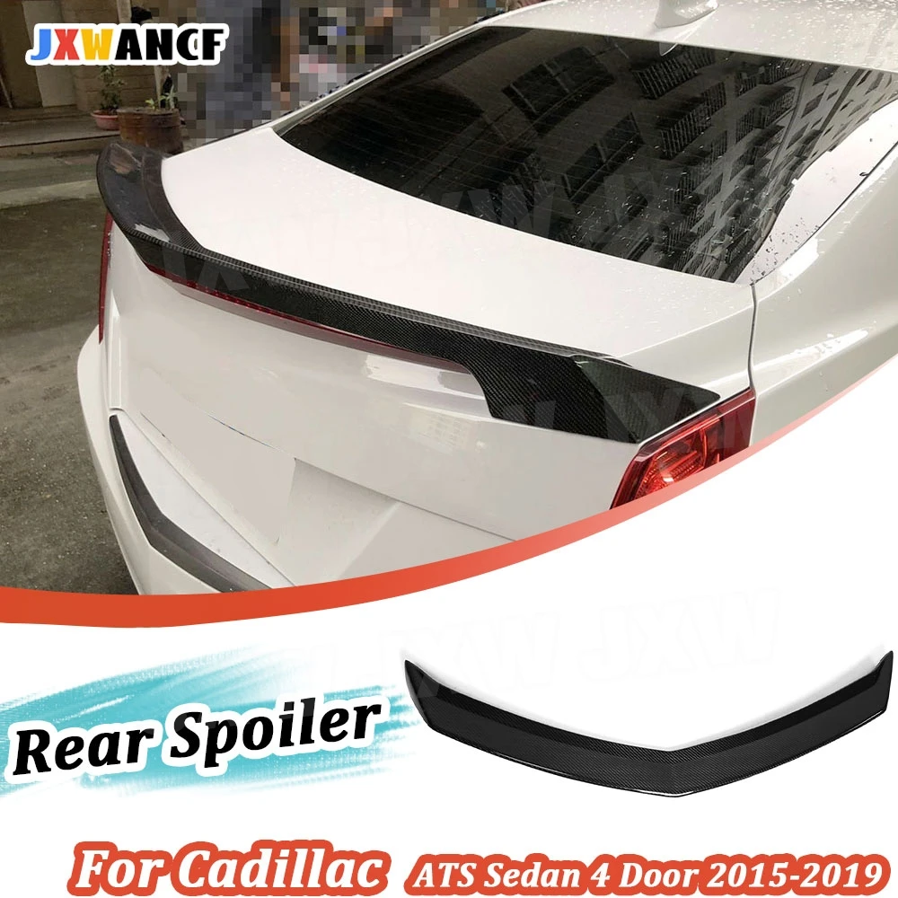 JXWANCF Carbon Fiber Car Rear Trunk Spoiler Boot Lip Wing Spoiler for Cadillac ATS Sedan 4 Door 2015-2019 Rear Trunk Wings FRP
JXWANCF Carbon Fiber Car Rear Trunk Spoiler Boot Lip Wing Spoiler for Cadillac ATS Sedan 4 Door 2015-2019 Rear Trunk Wings FRP