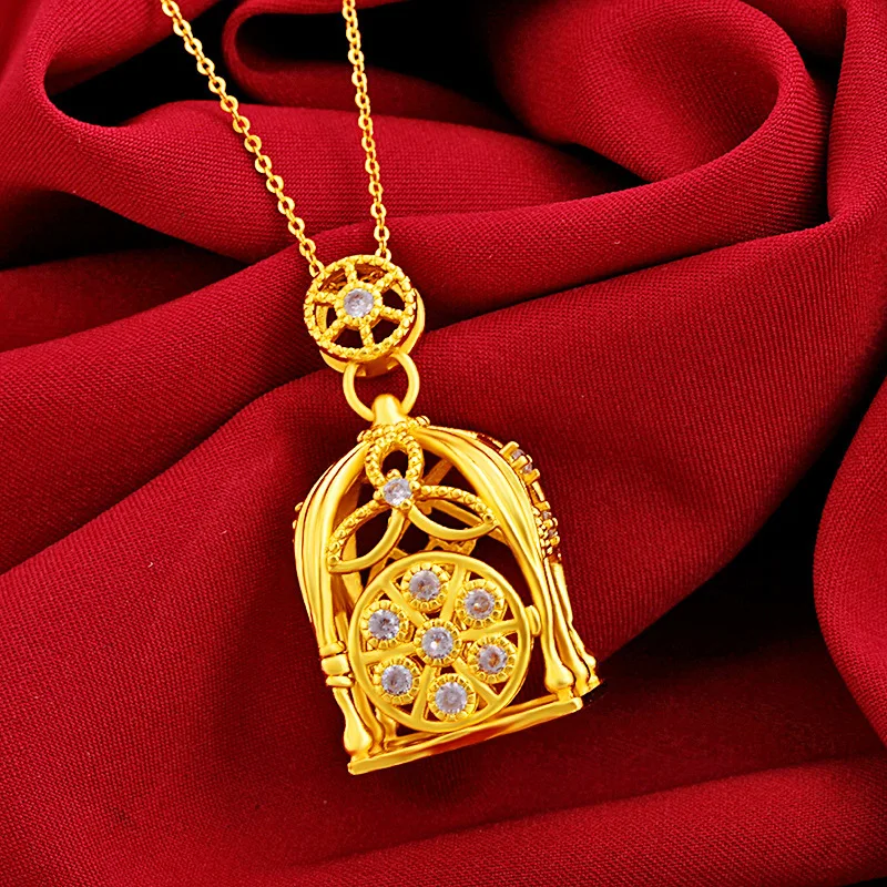 Light & Comfortable Fashion Diamond Inlaid Crown Pendant For Women 24K Gold AU999 | Lightweight, skin-friendly and cozy
Light & Comfortable Fashion Diamond Inlaid Crown Pendant For Women 24K Gold AU999 | Lightweight, skin-friendly and cozy