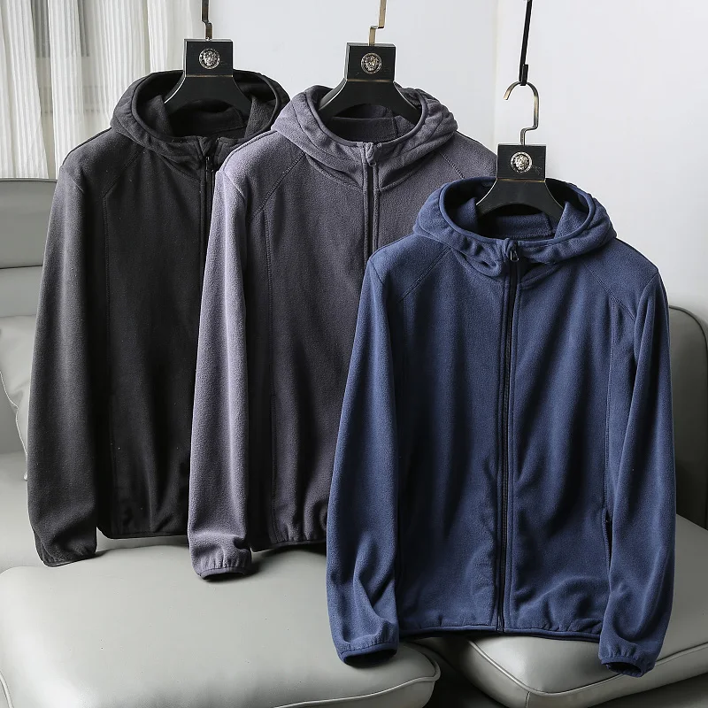 Basic Outdoor Sports Fleece Hooded Jacket Sweatshirt Outerwear Trendy Standard Fit Long Sleeve Zipper Closure Youth Popular
Basic Outdoor Sports Fleece Hooded Jacket Sweatshirt Outerwear Trendy Standard Fit Long Sleeve Zipper Closure Youth Popular