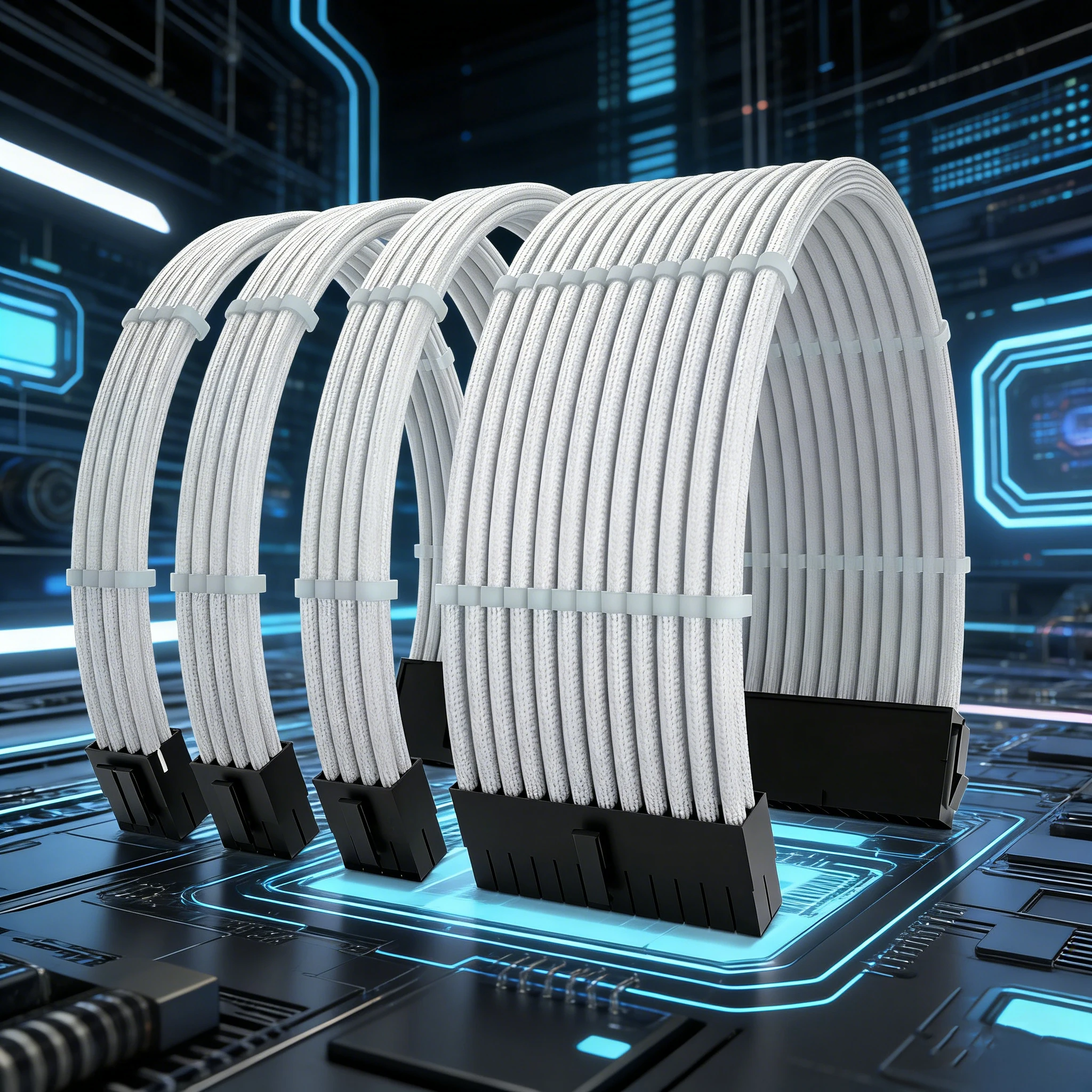 24PIN CPU 8PIN Graphics Card 8PIN Extension Cable 24 Pin ATX PSU Connector White Custom Mod Socket Extension Power Cord Kit
24PIN CPU 8PIN Graphics Card 8PIN Extension Cable 24 Pin ATX PSU Connector White Custom Mod Socket Extension Power Cord Kit