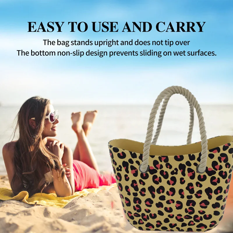 Women EVA Beach Bag Printed Handbag Single Shoulder Waterproof Luxury Large Capacity Ladies Bag
Women EVA Beach Bag Printed Handbag Single Shoulder Waterproof Luxury Large Capacity Ladies Bag