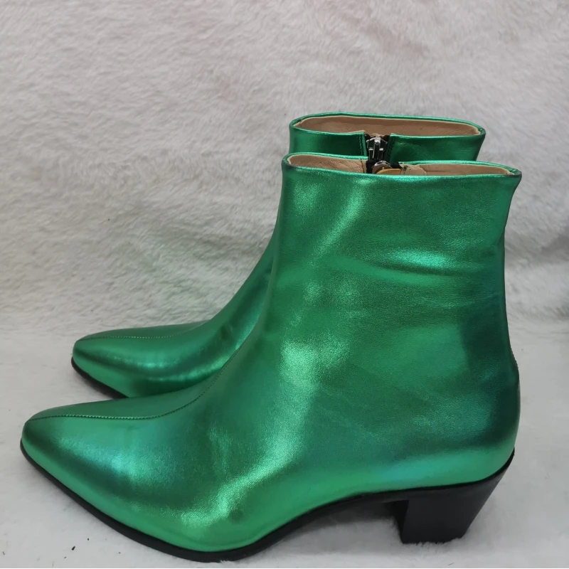 Мужские ботинки челси с серебряным острым носком, мужские ботинки на высоком каблуке 6 см, ботильоны в британском стиле с боковой молнией, обувь для свадебной вечеринки
Мужские ботинки челси с серебряным острым носком, мужские ботинки на высоком каблуке 6 см, ботильоны в британском стиле с боковой молнией, обувь для свадебной вечеринки