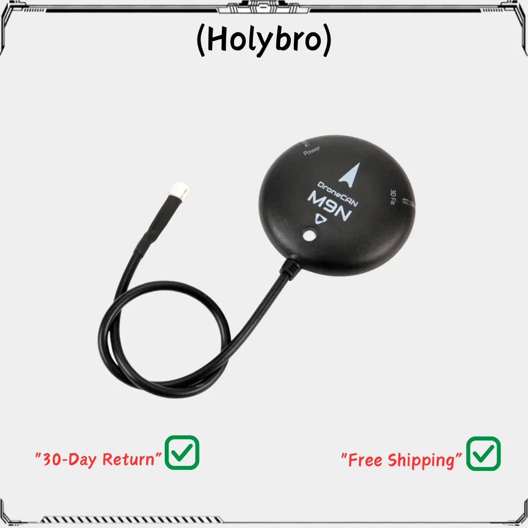 Holybro Dual GPS M8N/M9N DroneCAN, IST8310 Magnetometer IP67 Waterproof for PX4/ArduPilot, FPV Drone & RC Aircraft
Holybro Dual GPS M8N/M9N DroneCAN, IST8310 Magnetometer IP67 Waterproof for PX4/ArduPilot, FPV Drone & RC Aircraft