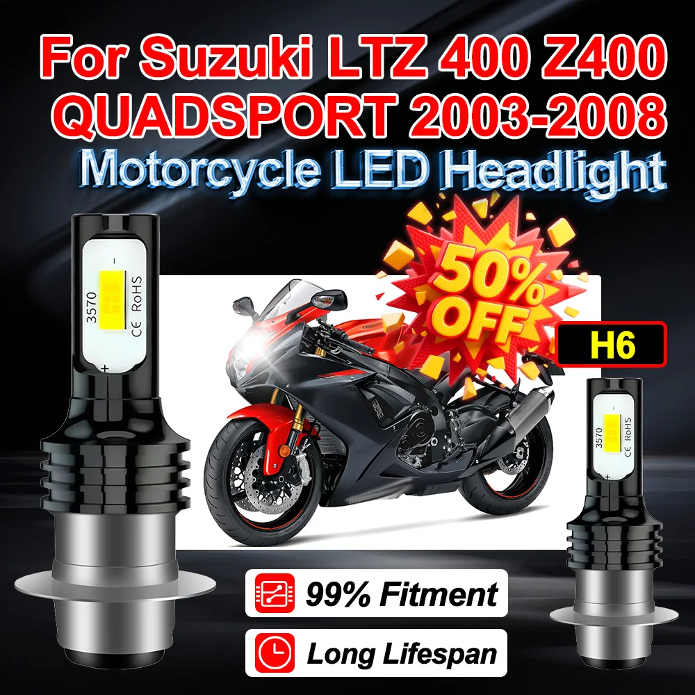1X 2X H6 BA20D For Suzuki LTZ 400 Z400 QUADSPORT 2003 2004 2005 2006 2007 2008 Motorcycle LED Headlight Ampoule Auxiliary Light
1X 2X H6 BA20D For Suzuki LTZ 400 Z400 QUADSPORT 2003 2004 2005 2006 2007 2008 Motorcycle LED Headlight Ampoule Auxiliary Light