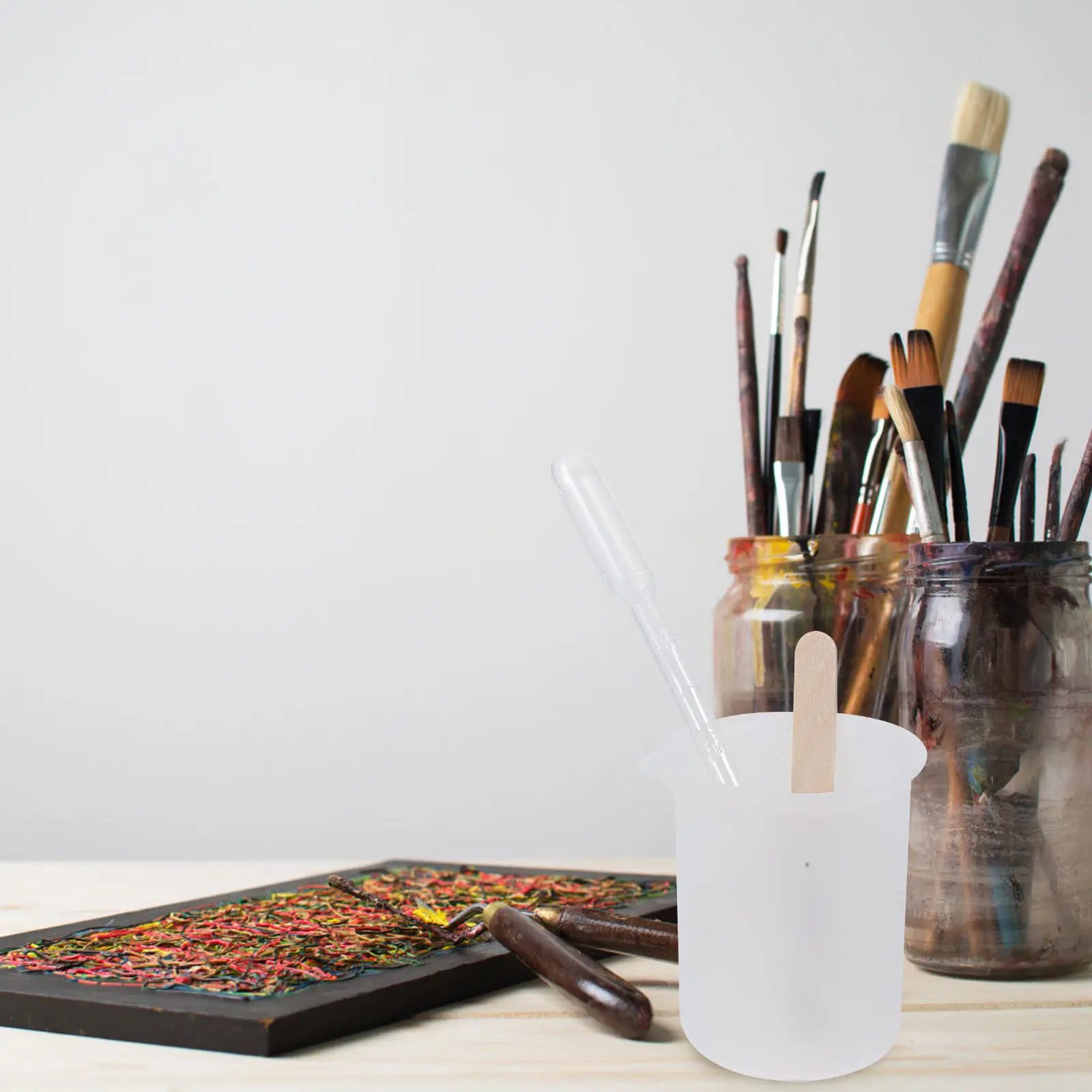 1Set Epoxy Resin Tools Kit Measuring Cups Sticks for Resin Mixing Jewelry Craft Supplies Measuring Cup Jewelry Making Supplies
1Set Epoxy Resin Tools Kit Measuring Cups Sticks for Resin Mixing Jewelry Craft Supplies Measuring Cup Jewelry Making Supplies