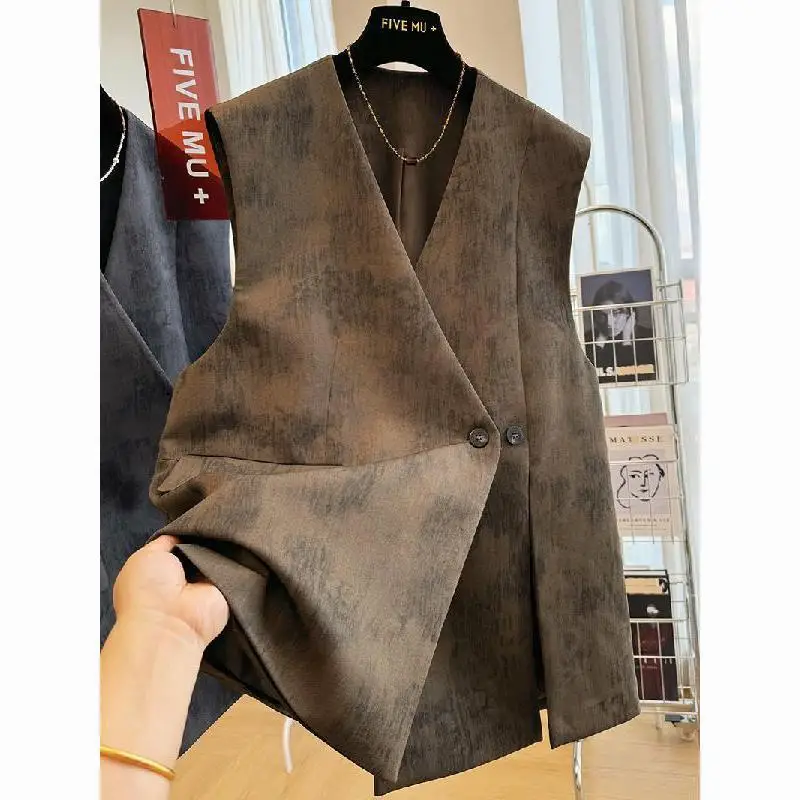 Темпераментный костюм с v-образным вырезом, жилет Roupas Femininas, жаккардовые винтажные топы, жилет Chalecos Para Mujer, женская куртка
Темпераментный костюм с v-образным вырезом, жилет Roupas Femininas, жаккардовые винтажные топы, жилет Chalecos Para Mujer, женская куртка