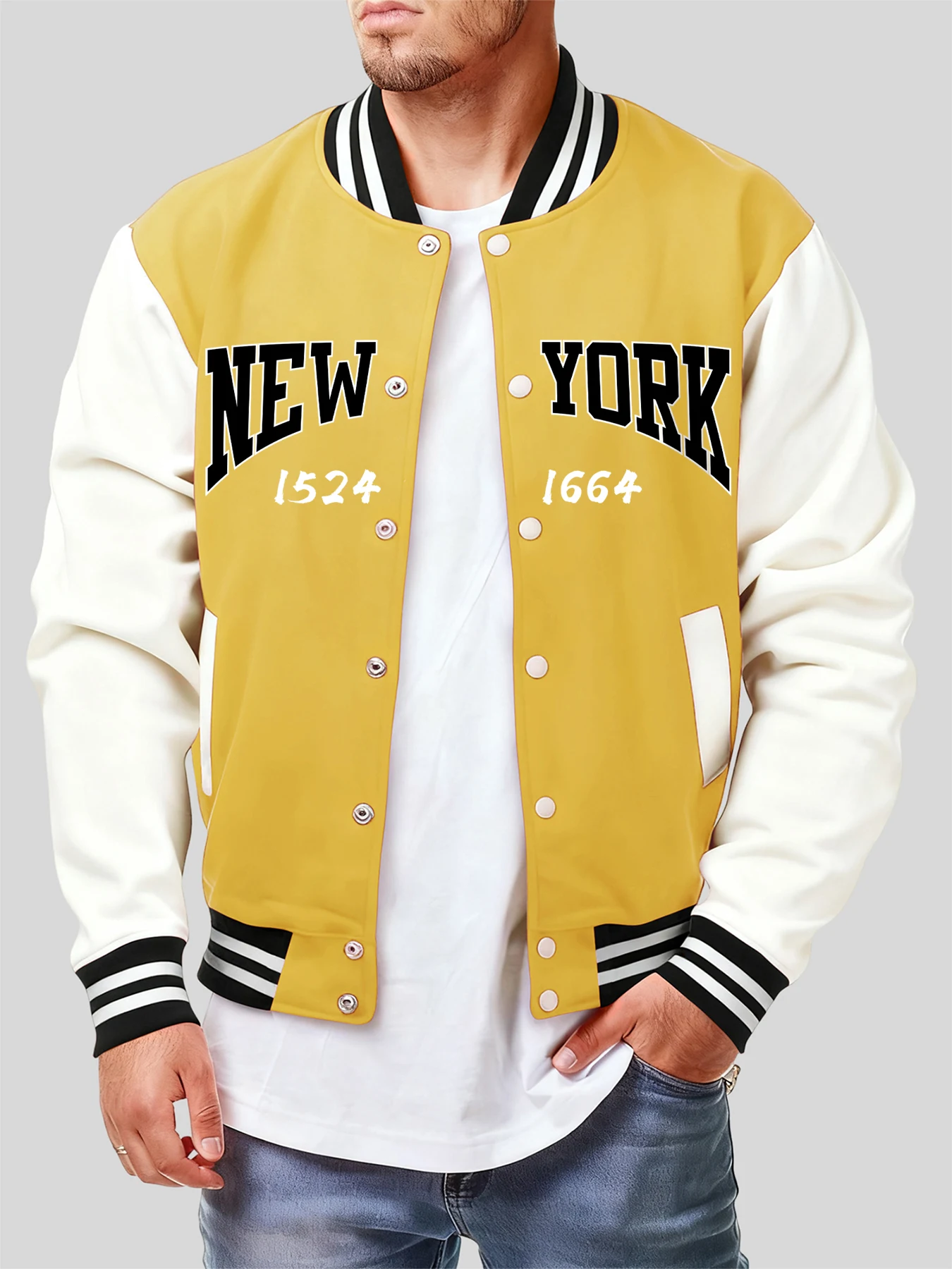 New York 1524-1664 Print Men Clothes Loose Fashion Baseball Jersey Simplicity Casual Y2K Menswear Pullover Fleece Jackets
New York 1524-1664 Print Men Clothes Loose Fashion Baseball Jersey Simplicity Casual Y2K Menswear Pullover Fleece Jackets