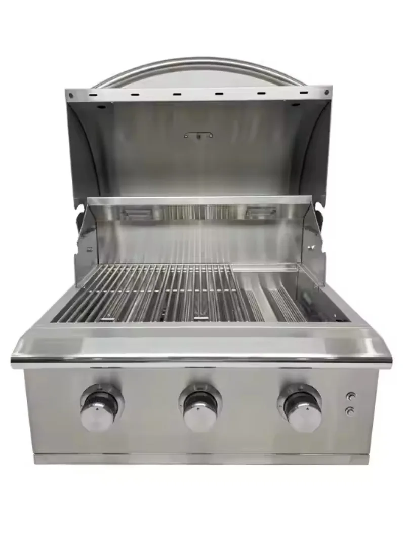 Airo Premium 3-Burner 304 Stainless Steel Built-In Gas Grill for Garden Barbecues and Parties
Airo Premium 3-Burner 304 Stainless Steel Built-In Gas Grill for Garden Barbecues and Parties