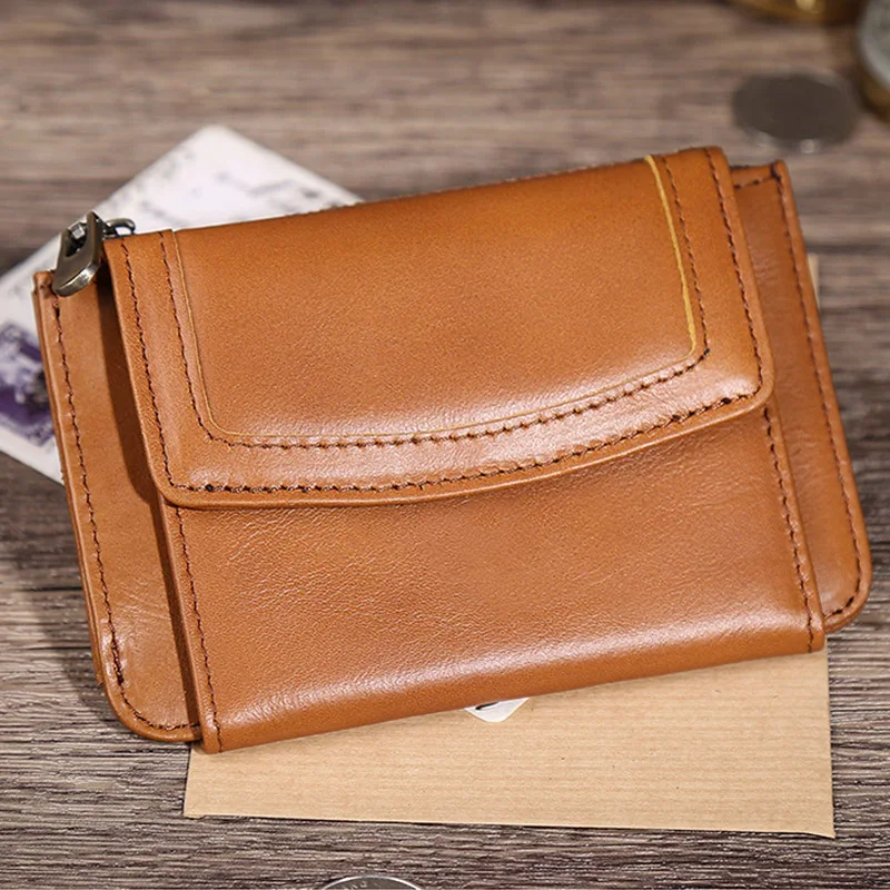 Multi-card Wallet Top Layer Cowhide Genuine Leather Pouch Women Classic Retro Multifunctional Bank Card Holder Zipper Coin Purse
Multi-card Wallet Top Layer Cowhide Genuine Leather Pouch Women Classic Retro Multifunctional Bank Card Holder Zipper Coin Purse