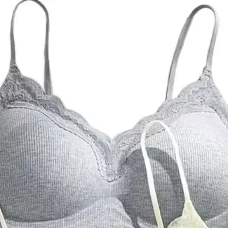 KUCLUT Lace Bra Underwear Vest-Style Thin Strap Jelly Strips Beautiful Small Breasts Support Comfortable Wireless Underwear
KUCLUT Lace Bra Underwear Vest-Style Thin Strap Jelly Strips Beautiful Small Breasts Support Comfortable Wireless Underwear