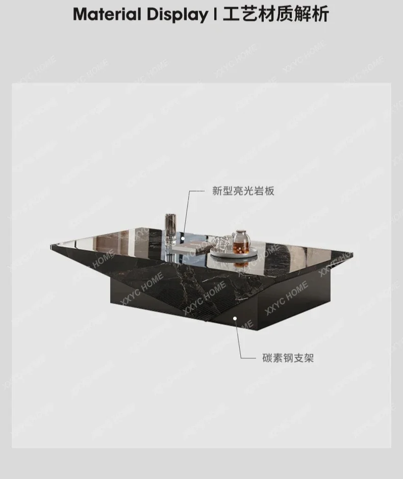 YYminimalist living room high-end coffee table rock slab square design home special-shaped light luxury modern
YYminimalist living room high-end coffee table rock slab square design home special-shaped light luxury modern