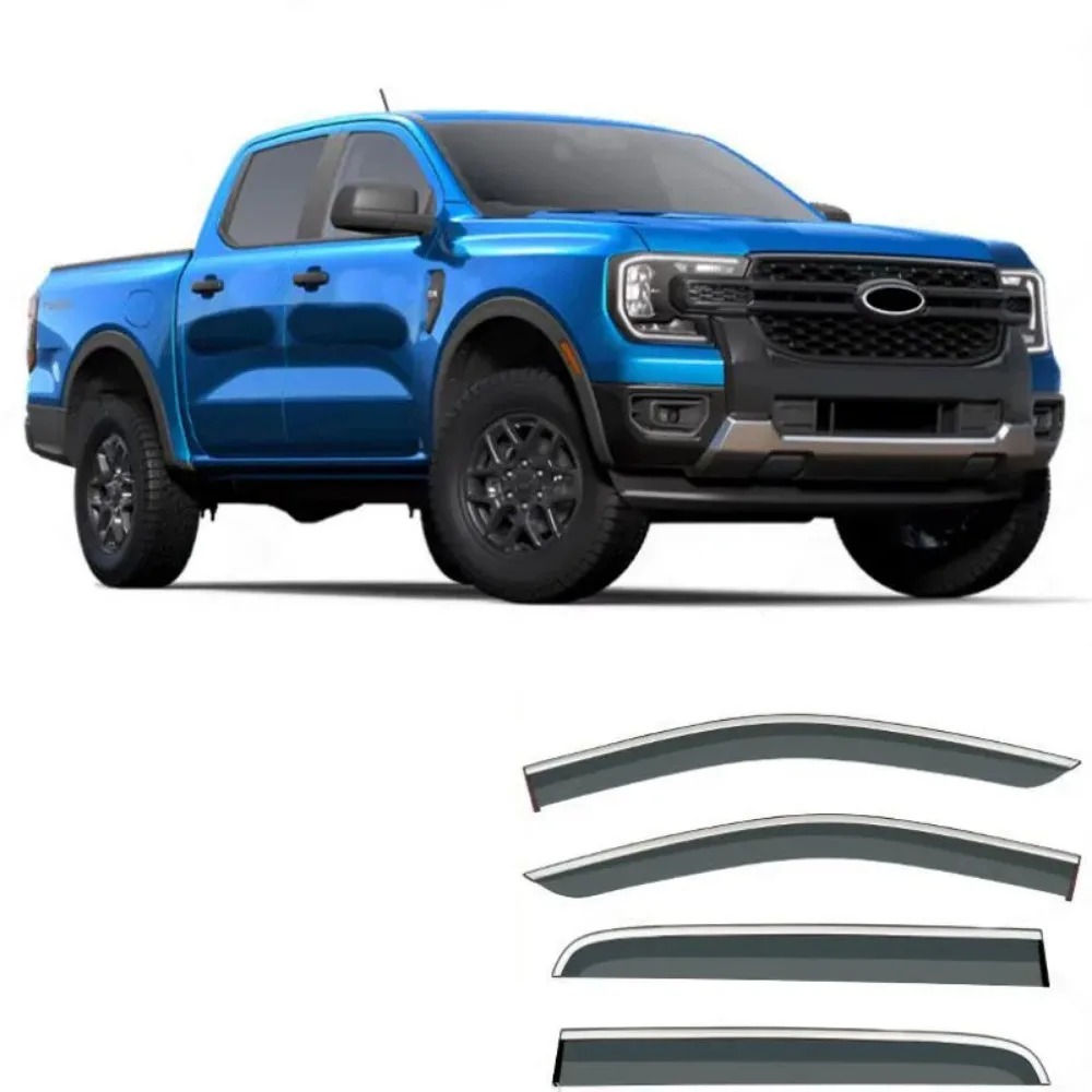 Window Visor Rain Exterior Part Body Kit Accessories For Ford Ranger American Version NA Spec 2019 2020 2021 2022 2023 2024 2025
Window Visor Rain Exterior Part Body Kit Accessories For Ford Ranger American Version NA Spec 2019 2020 2021 2022 2023 2024 2025