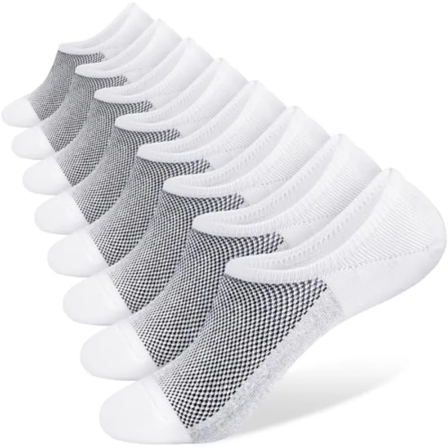 No Show Socks for Men 6/8 pack Cotton Thin Low Cut Non Slip for Loafer Flats Sneakers
No Show Socks for Men 6/8 pack Cotton Thin Low Cut Non Slip for Loafer Flats Sneakers