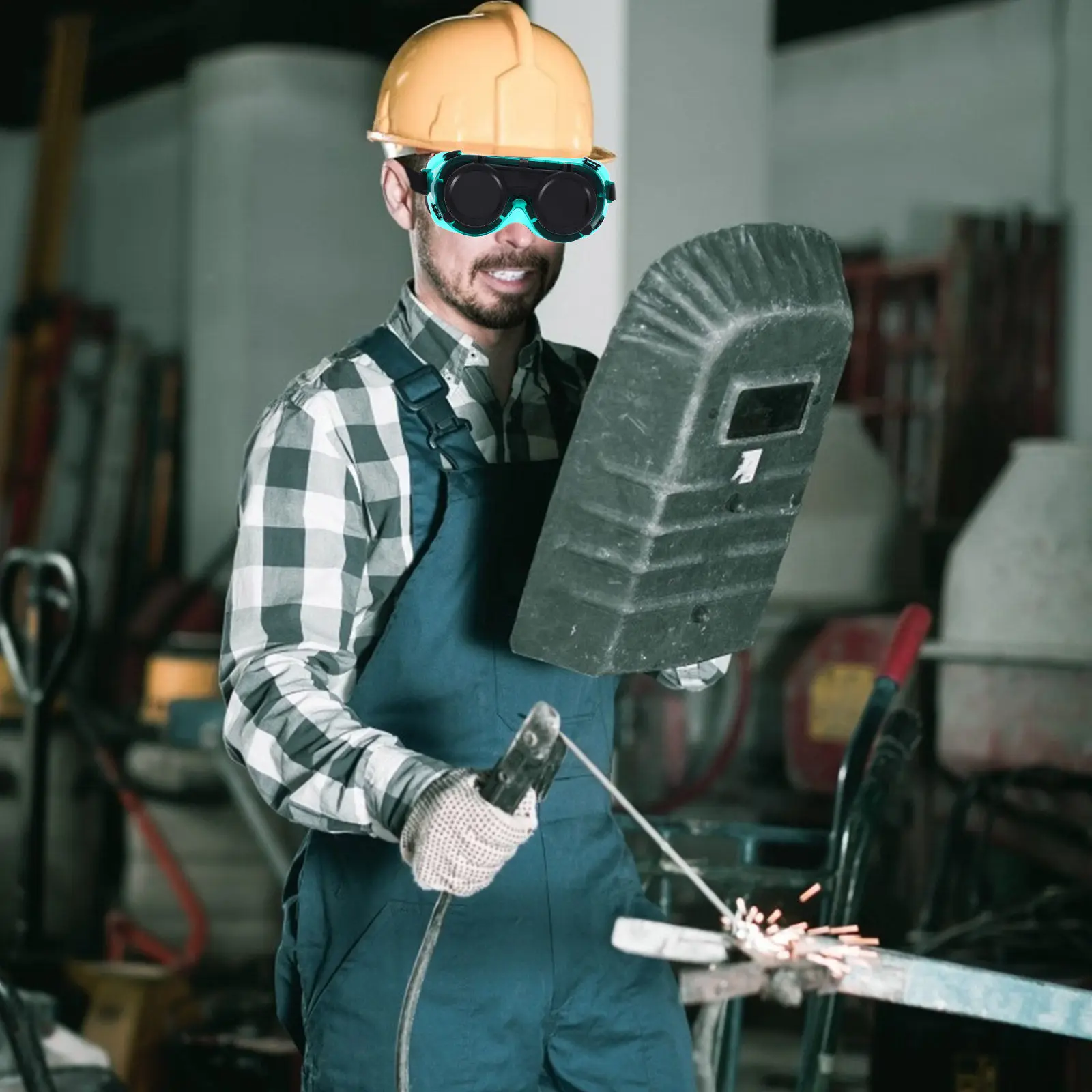 Protective Work Glasses Welder Eyeglasses Gas Welding Flip-up for Electric Goggles
Protective Work Glasses Welder Eyeglasses Gas Welding Flip-up for Electric Goggles