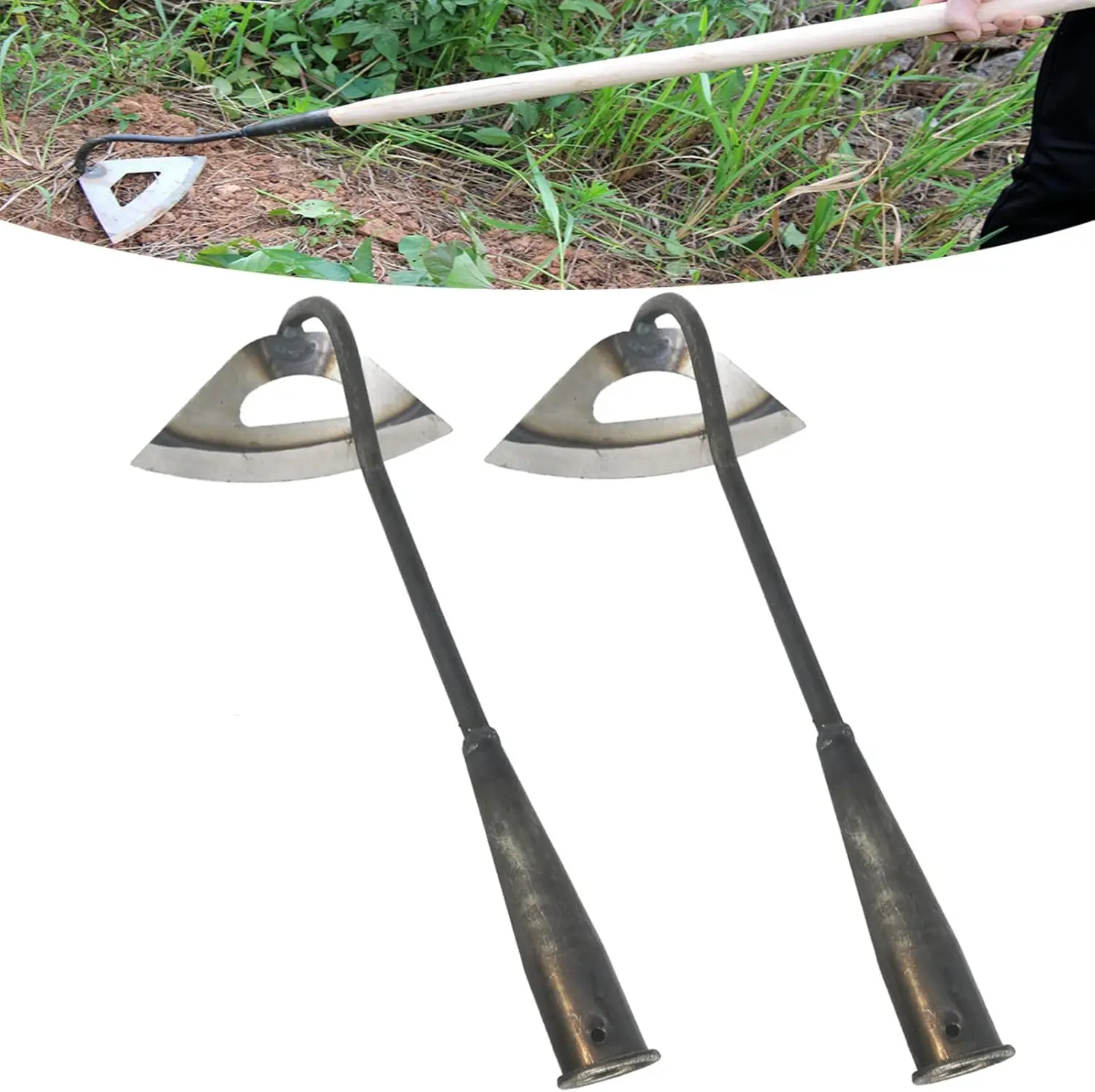 All-Steel Hollow Garden Hoe, Sharp Weeding Tool for Soil Loosening & Planting
All-Steel Hollow Garden Hoe, Sharp Weeding Tool for Soil Loosening & Planting