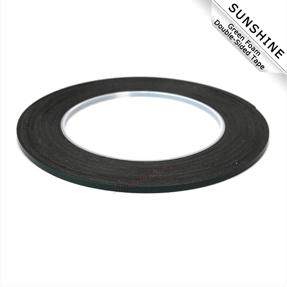 Green Foam Double-sided Tape SUNSHINE 2MM 3MM 5MM Ultra-thin Soft Fit Strong for Computer Phone Edge Screen Frame Repair Glue
Green Foam Double-sided Tape SUNSHINE 2MM 3MM 5MM Ultra-thin Soft Fit Strong for Computer Phone Edge Screen Frame Repair Glue