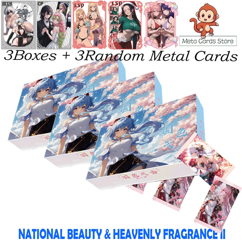 Newest Goddess Story Collection Card NATIONAL BEAUTY & HEAVENLY FRAGRANCE Doujin Booster Box Waifu Toys Birthday Gifts
Newest Goddess Story Collection Card NATIONAL BEAUTY & HEAVENLY FRAGRANCE Doujin Booster Box Waifu Toys Birthday Gifts